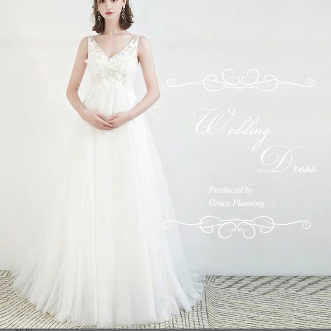 ホワイトウェディングドレス Grace Planning