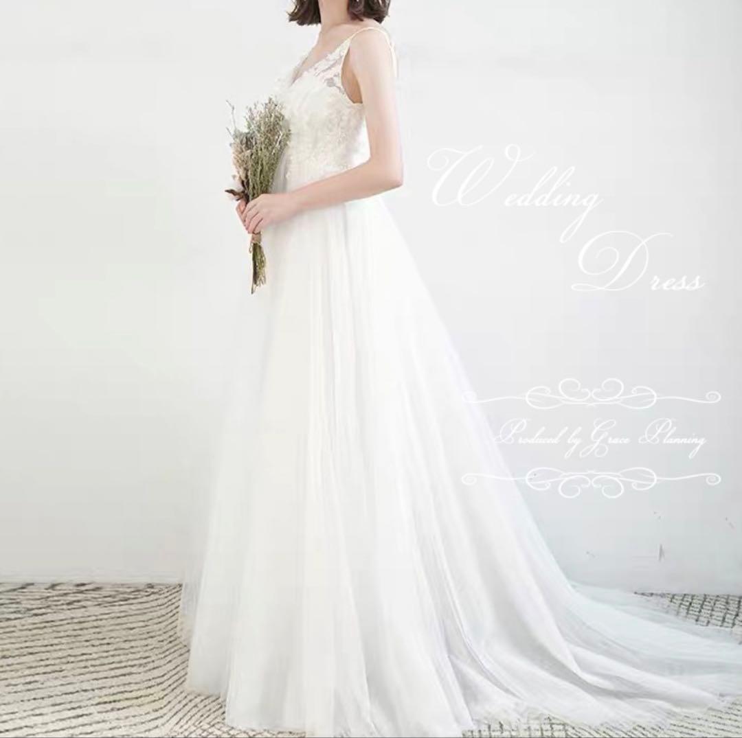 ホワイトウェディングドレス Grace Planning