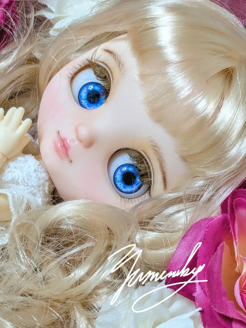 ❀カスタムアイシードール ❀ミディちゃん✴ドレス花冠付き