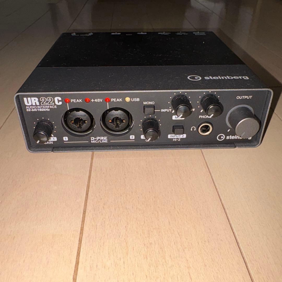 【値下げ交渉可】Steinberg UR22C オーディオインターフェイス