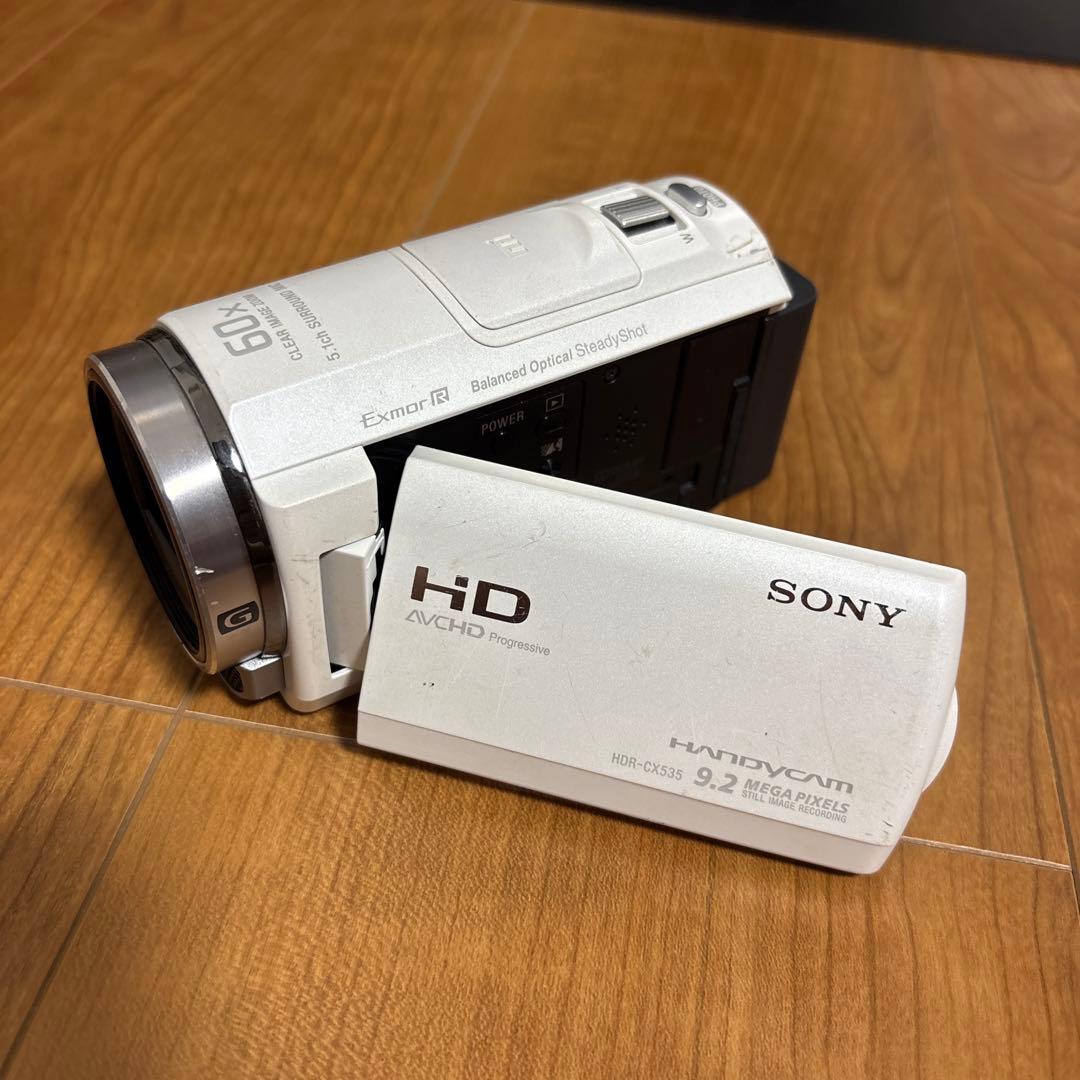 【ビデオカメラ】SONY HDR-CX535（白）
