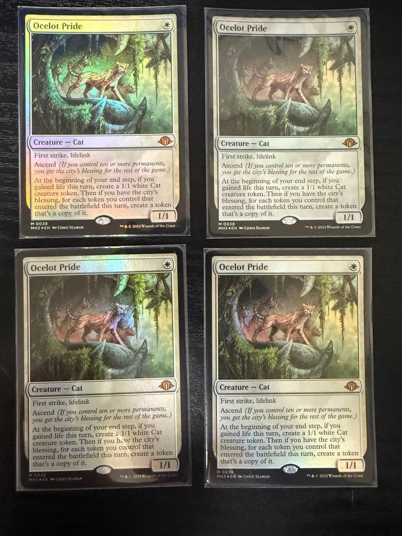 MTG オセロットの群れ　英語 foil 4枚セット