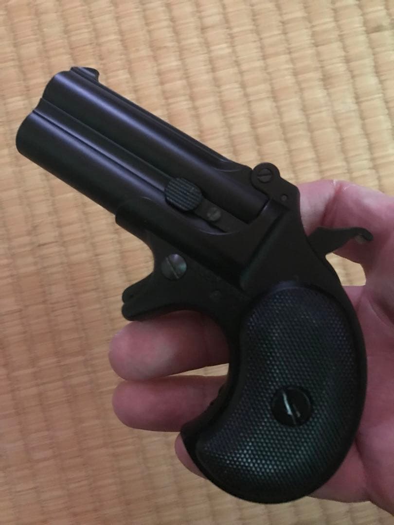 DERRINGER ガスガン シルバー/ブラック 2バレル　マルシン