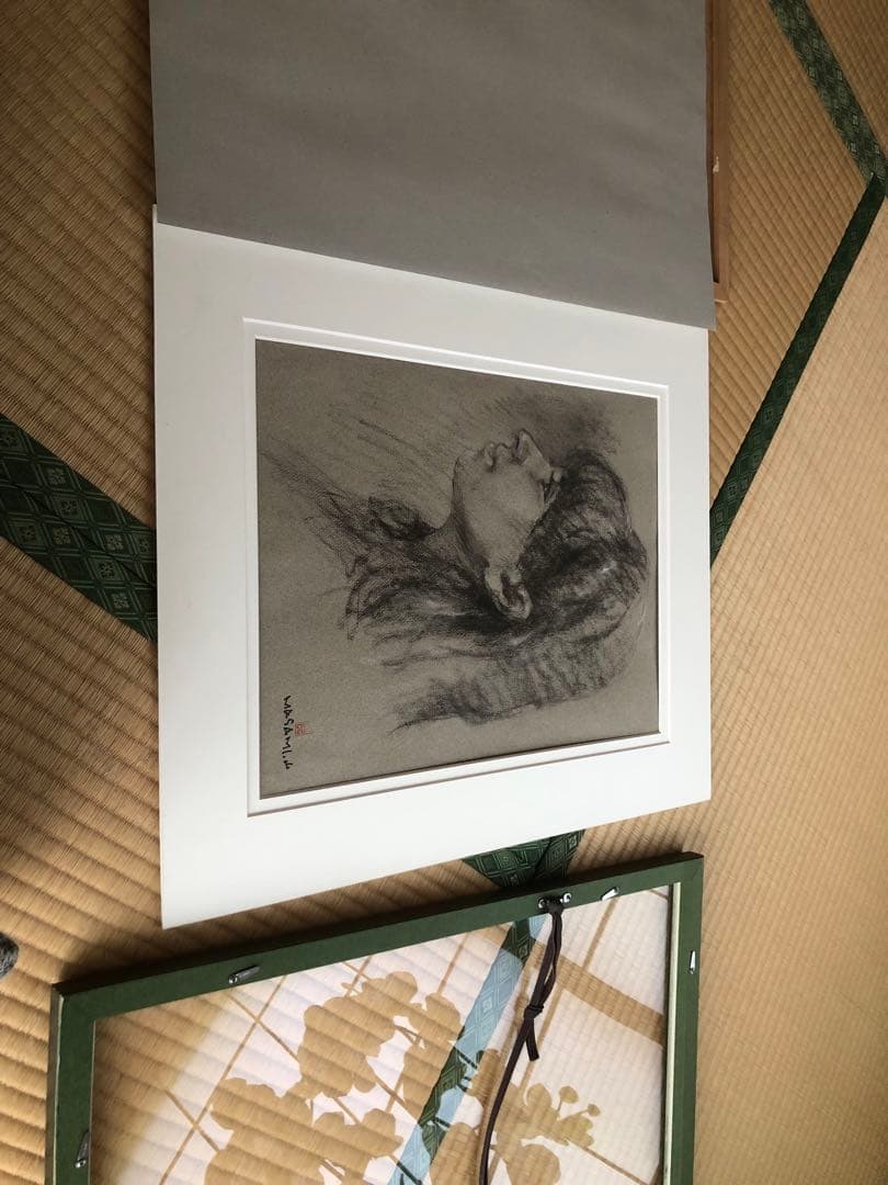 鑑定団　山岸正巳（安井曽太郎一番弟子）パステル画　絵画　真筆肉筆　直筆サイン落款