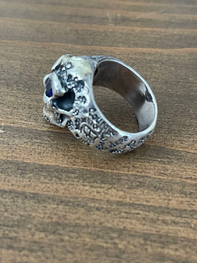 Bill Wall Leather グラフィックスカルリング/ゴールドサター