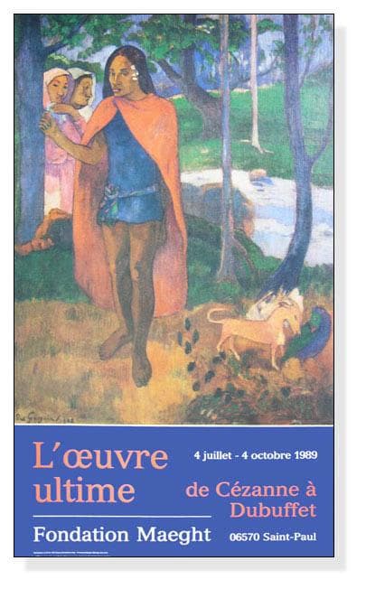額装済/妖術使い ヒヴァ・オア島の魔法使い/ポール ゴーギャン/ポスター