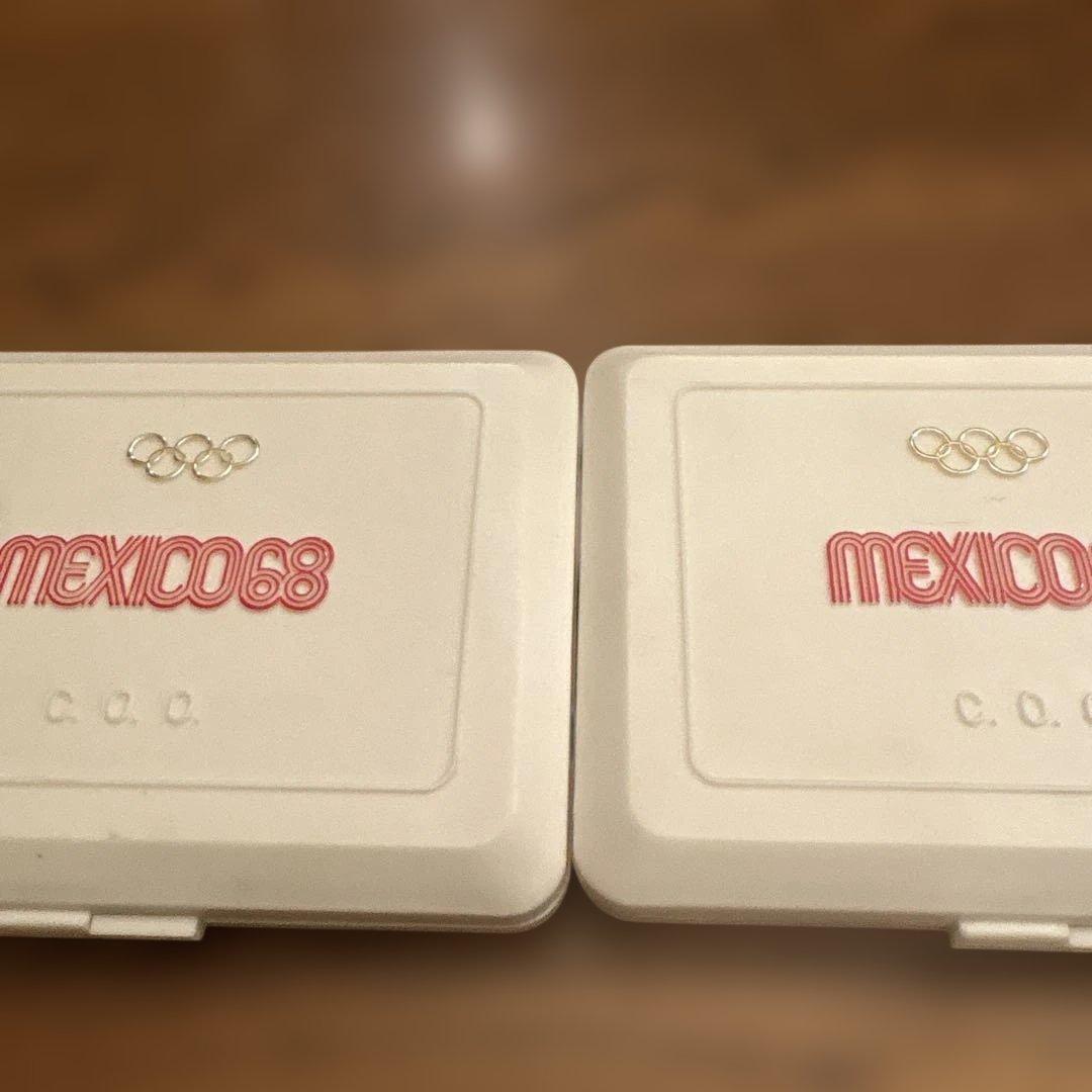 メキシコオリンピック　銀と銅の記念メダルセット