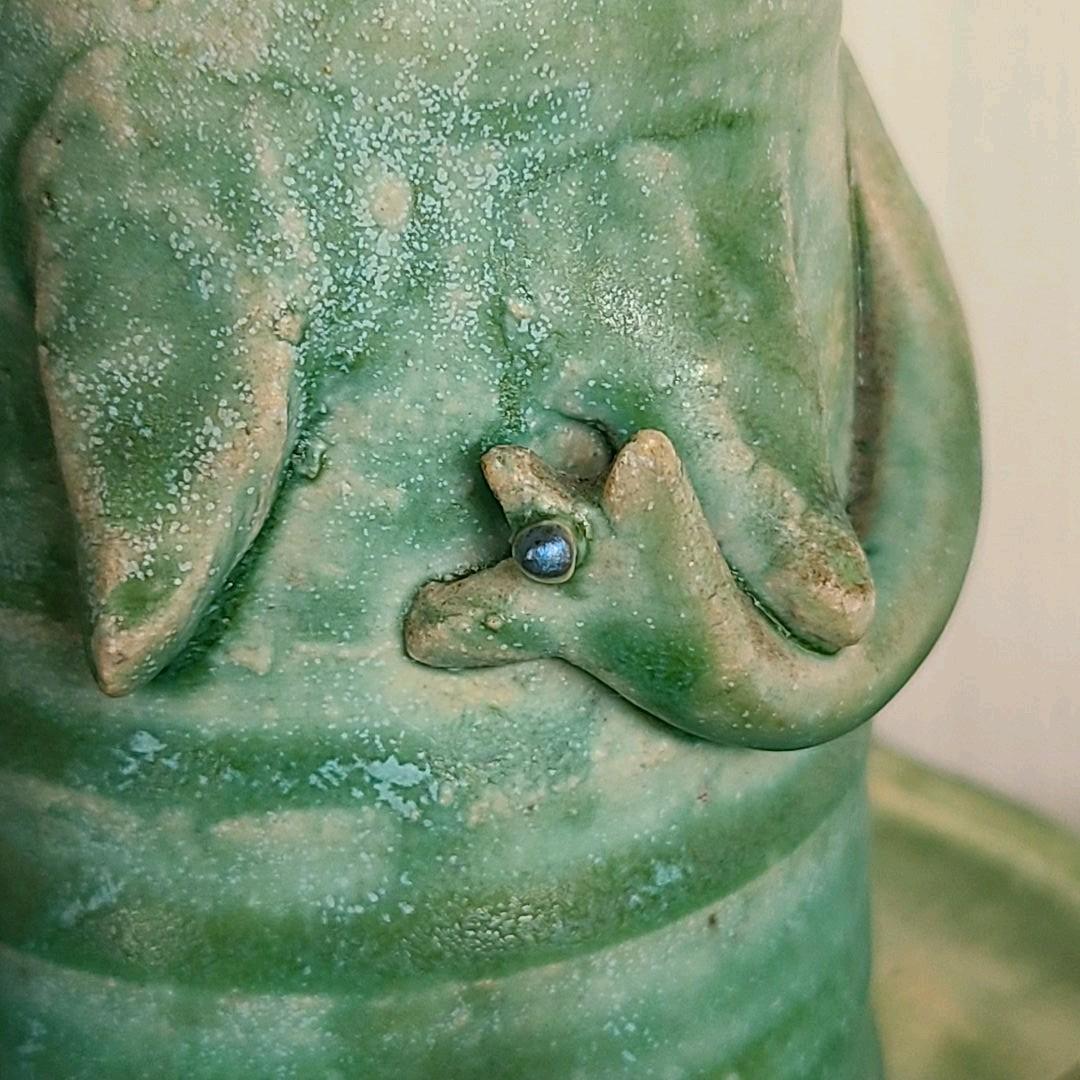 河童の置物　作家モノ　陶器