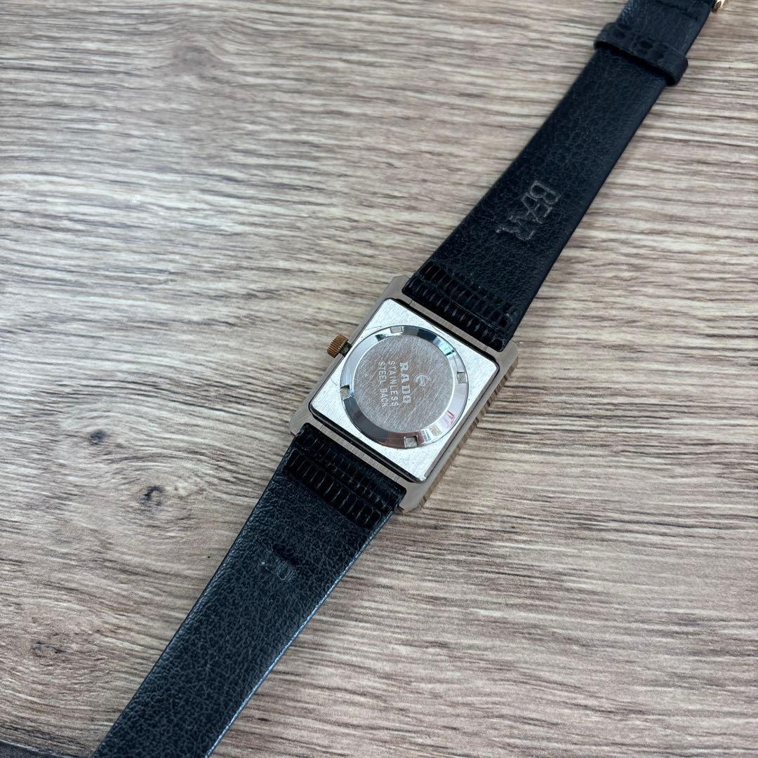 RADOラドーロイヤルエレガンス自動巻きクロコダイル腕時計