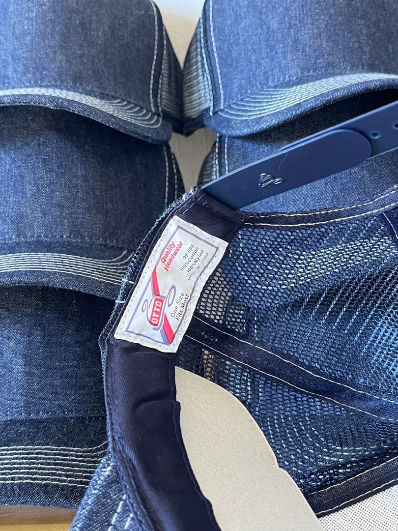 ※10個まとめ売り OTTO トラッカー メッシュ キャップ デニム