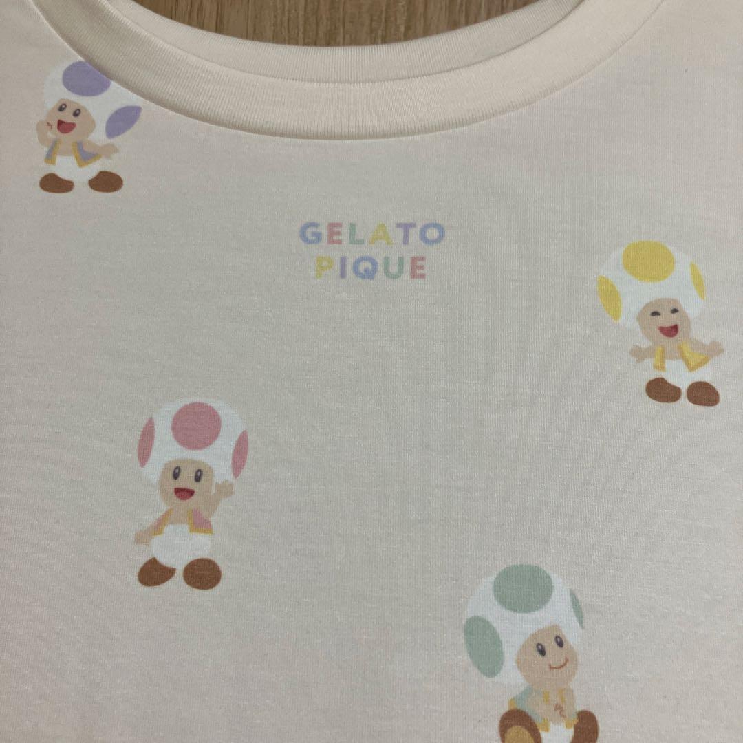 最終価格！ジェラピケ　スーパーマリオ　キノピオ　半袖Ｔ、長パンツセット