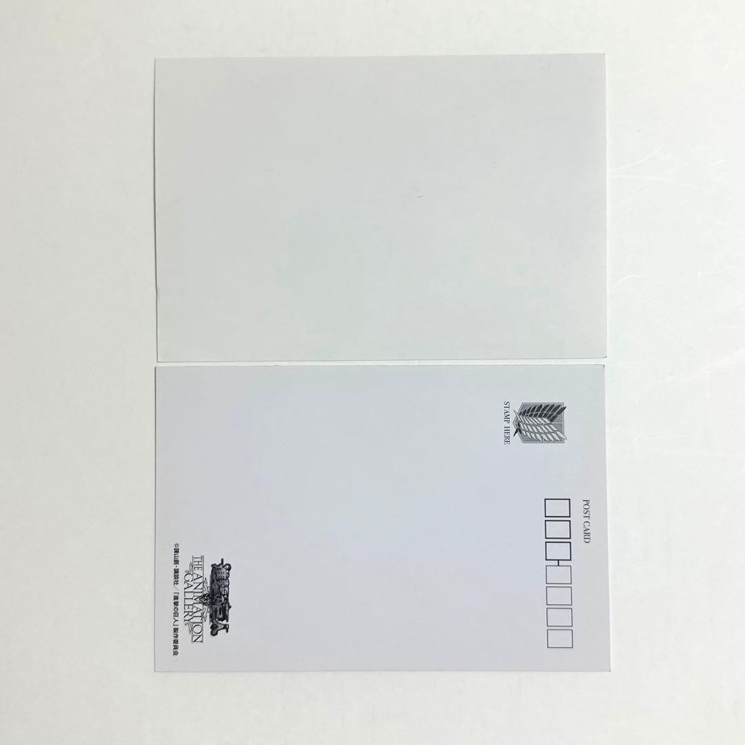 進撃の巨人 リヴァイ 原画集 イラストカード アニメーションギャラリー ポスカ