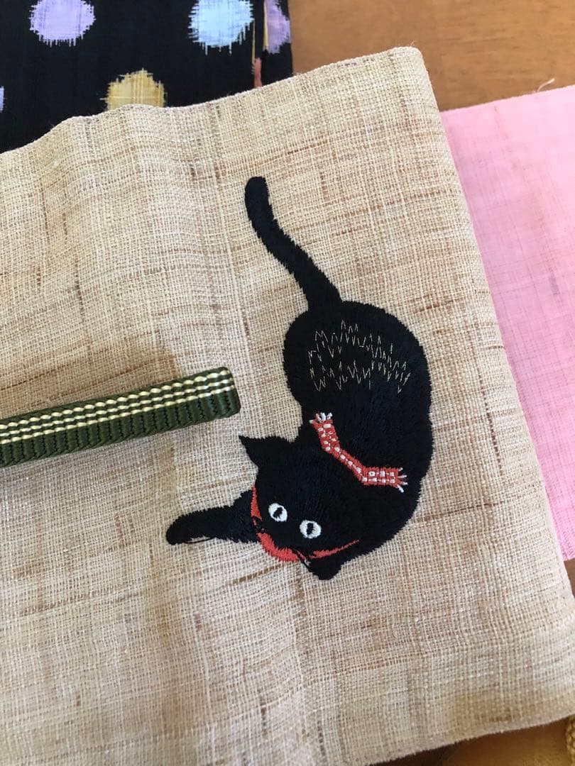 ツモリチサト　浴衣　猫　水玉　帯　帯締　帯留飾り　帯紐　着付け小物　まとめ売り