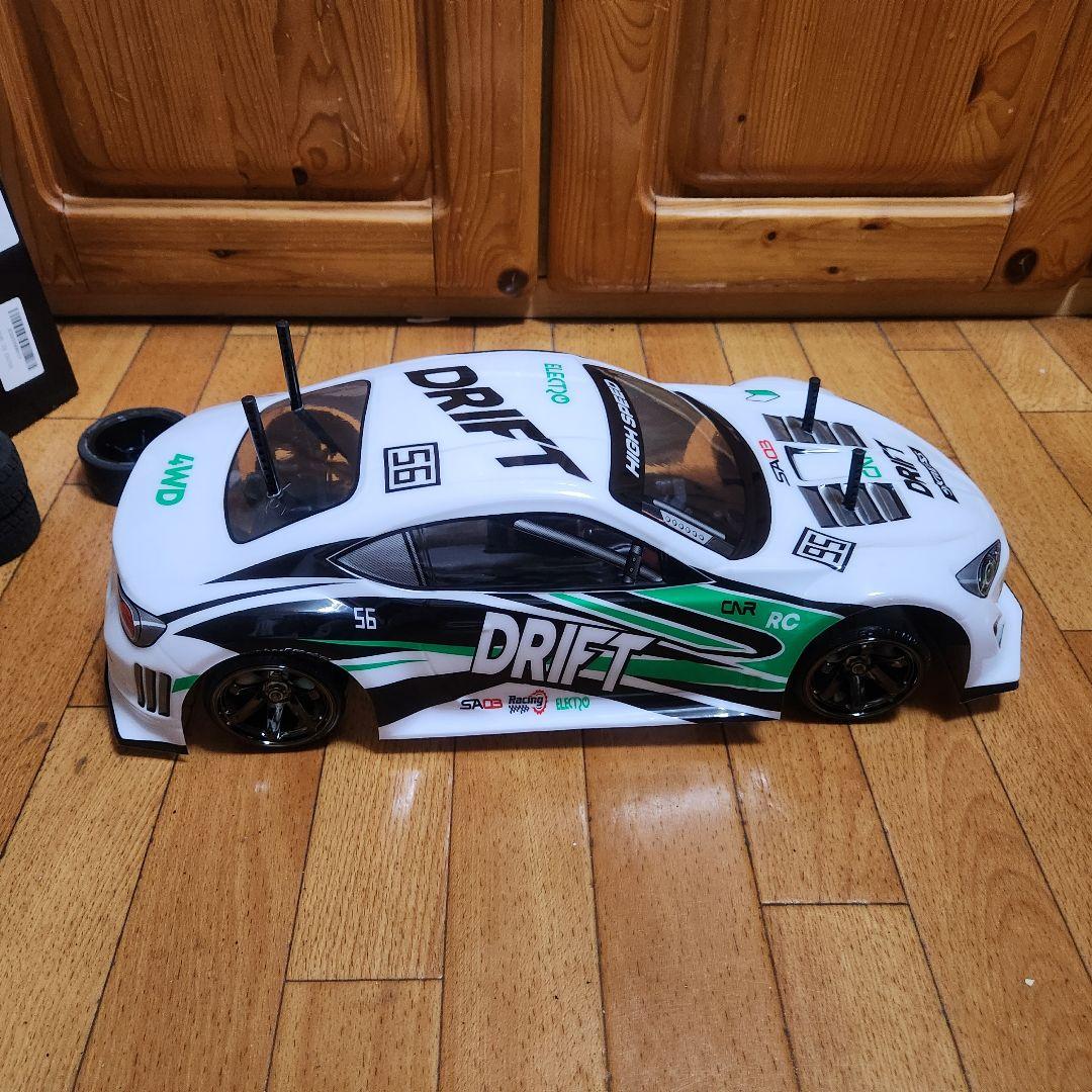 ■専用■　　　タミヤ ドリフト ラジコン フルセット　TT01　白　86