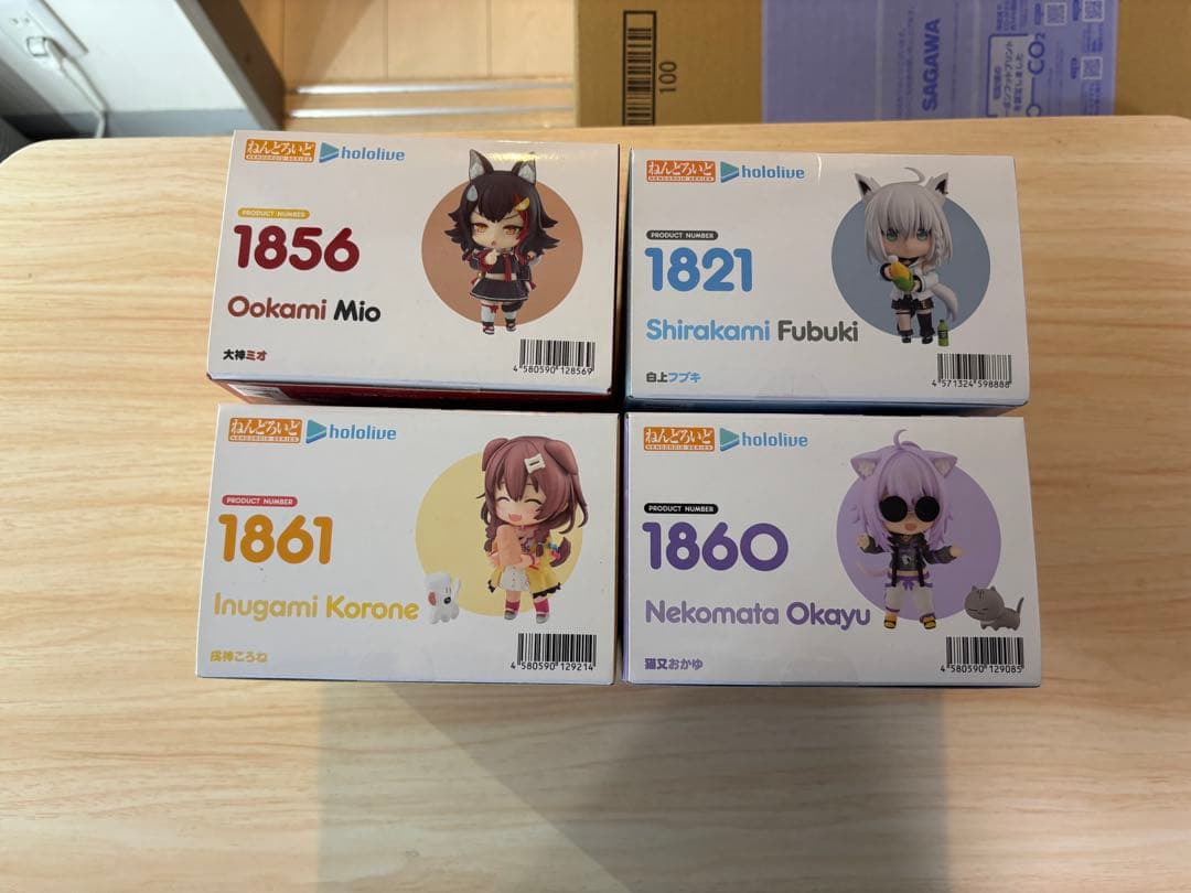 ホロライブ　ねんどろいど　ゲーマーズ　4個セット