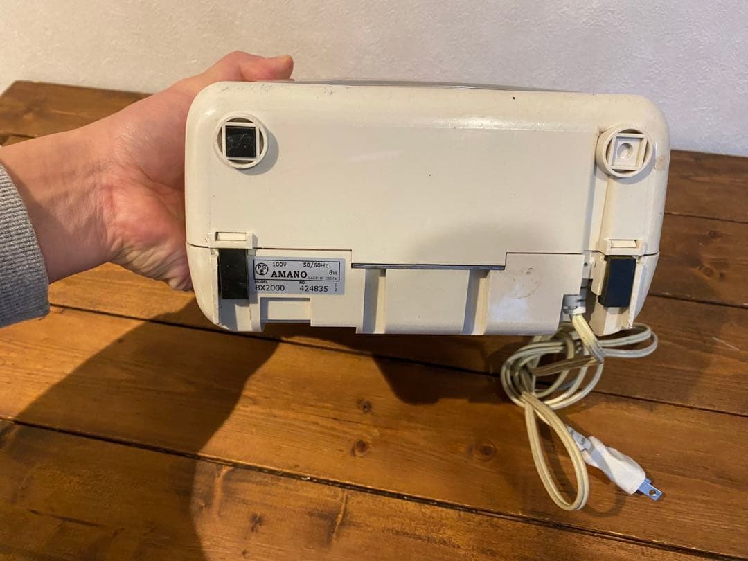 美中古 AMANO アマノ 電子タイムレコーダー BX2000