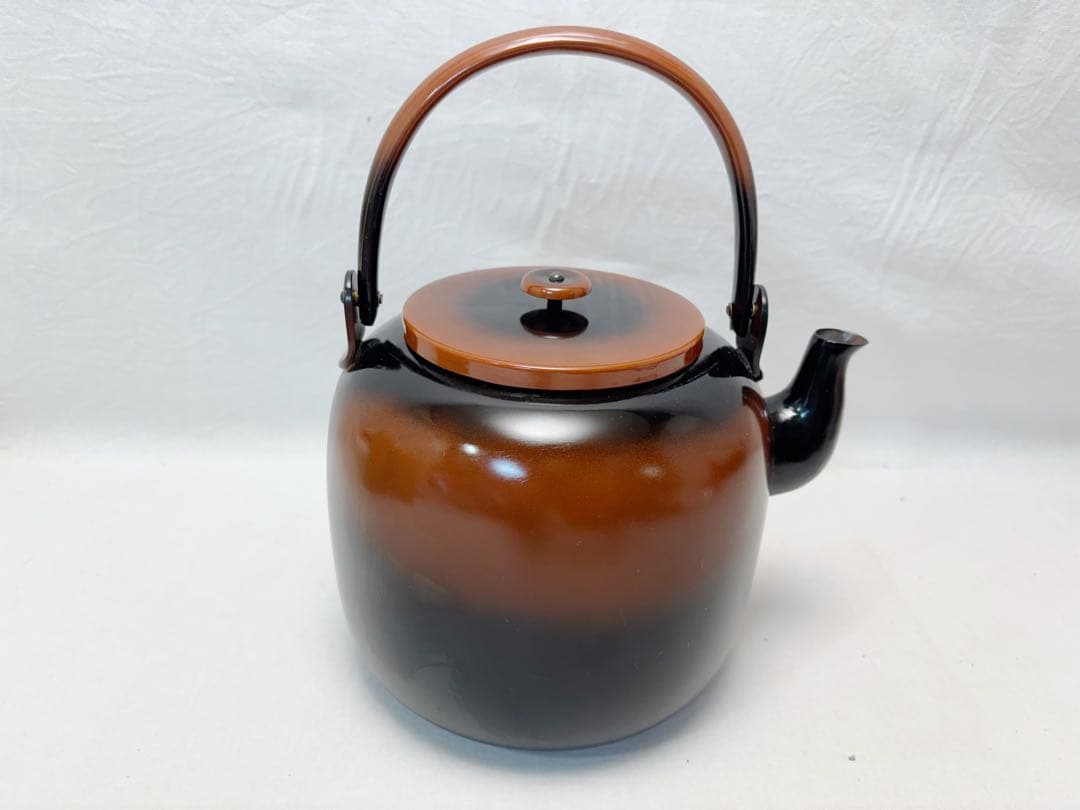 ほぼ未使用 茶道具 やかん 腰黒やかん 水注 薬缶 煎茶道具 表千家 紙箱