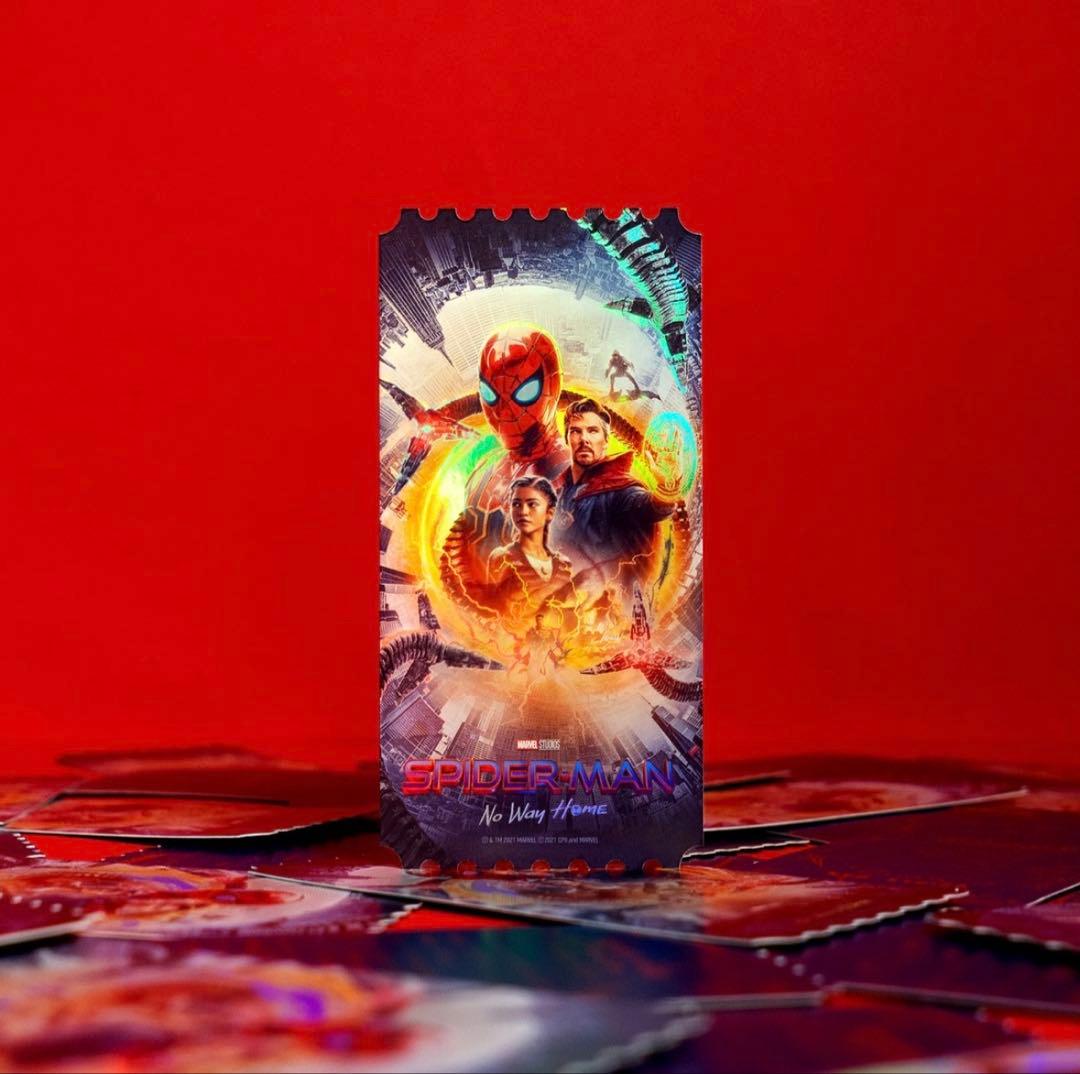 スパイダーマン NO WAY  入場特典 オリジナルチケット３枚セット