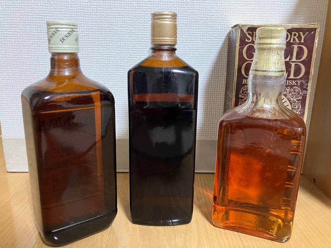 【ウイスキー】3本セット（サントリーゴールド、キリンシーグラムダンバー）