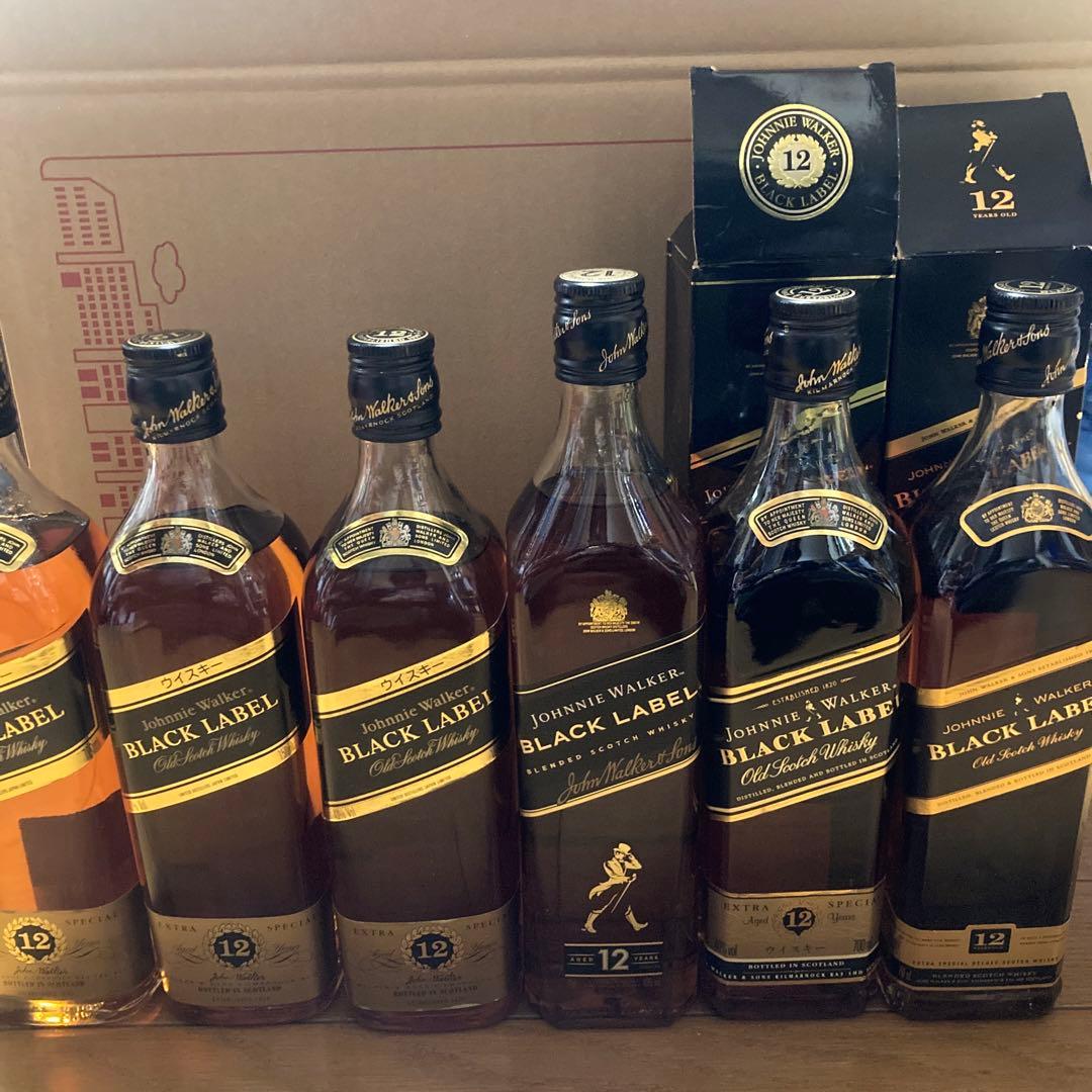 ジョニー・ウォーカー ブラックラベル 12年 6本セット
