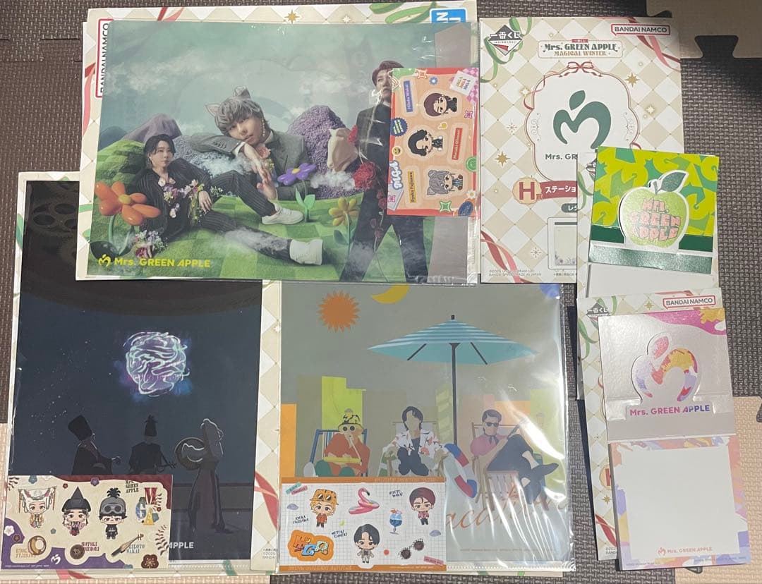 一番くじ　Mrs. GREEN APPLE　A賞 B賞 C賞 D賞 ラストワン