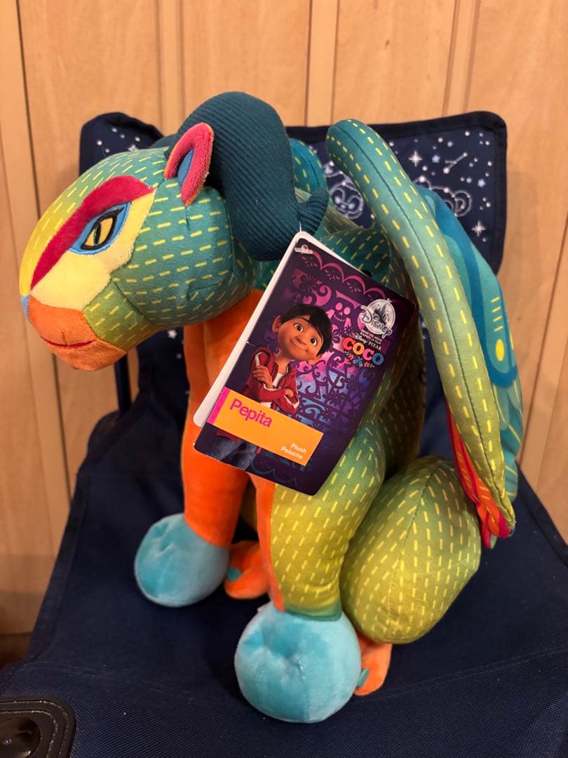 ❤︎リメンバーミー　守り神ペピータ　ぬいぐるみ タグ付き　サイン付き❤︎