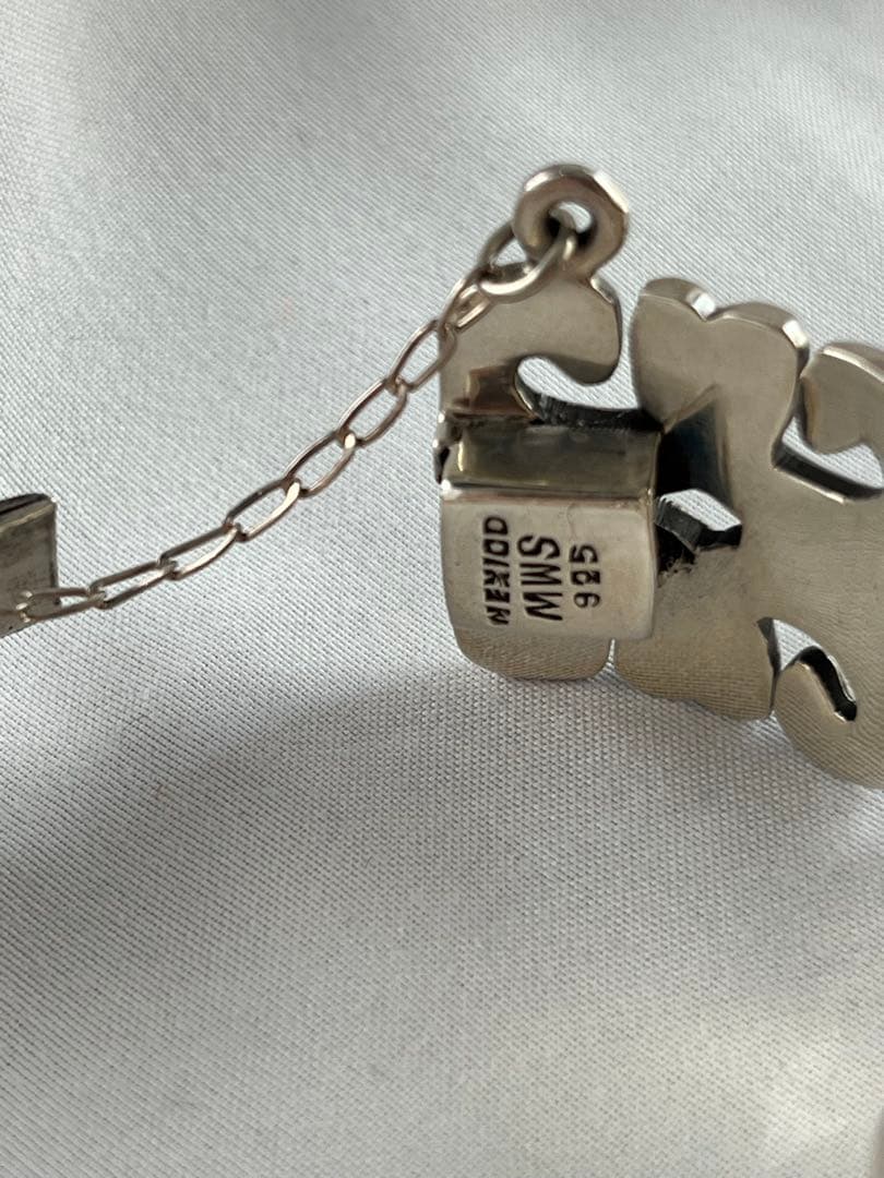 ヘビー 60s vintage MEXICO TAXCO シルバーブレスレット