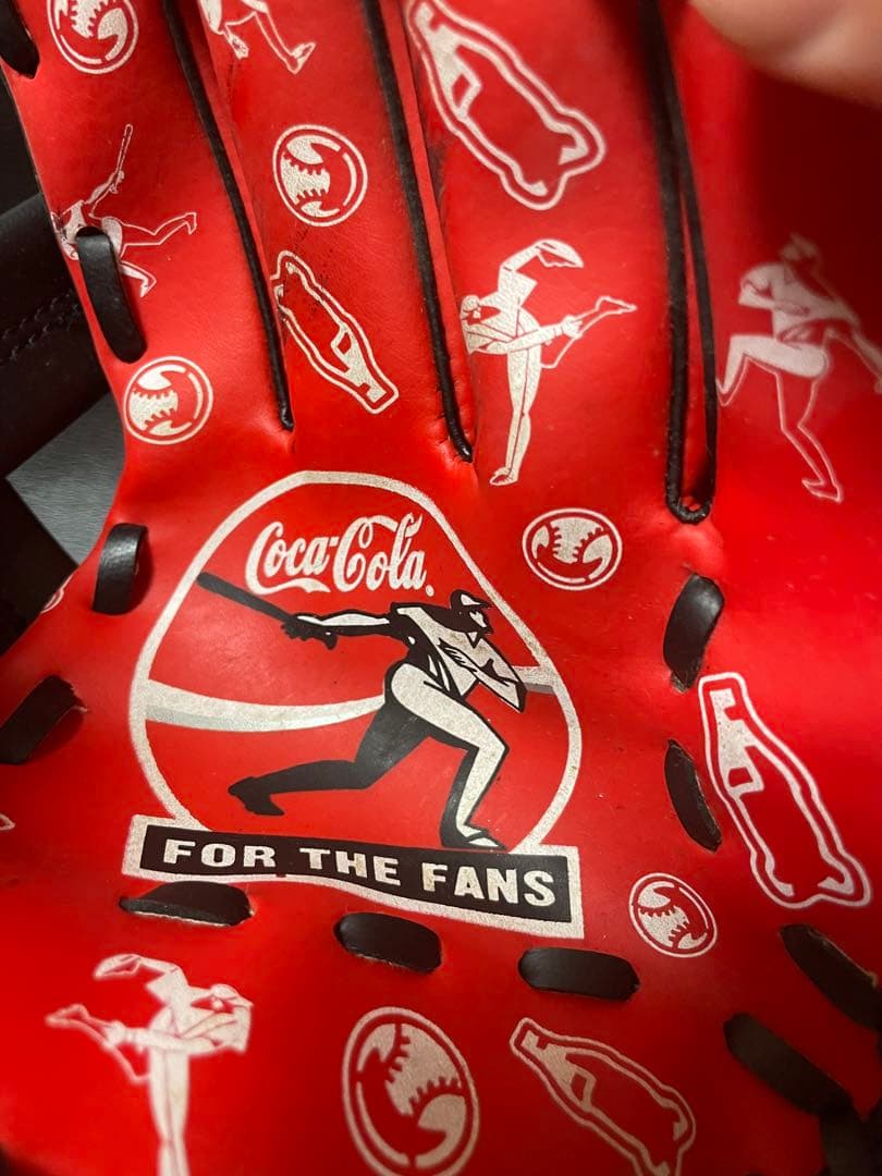 【稀少】コカコーラ　Coca-Cola 子供用グラブ（グローブ）　ビンテージ品