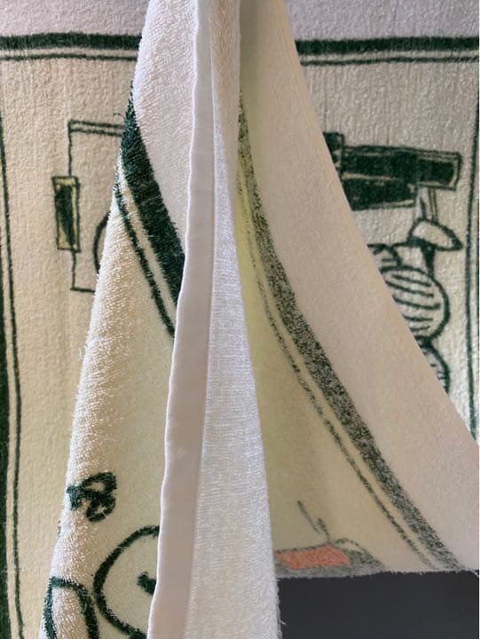 古着 ビンテージ 70s スヌーピー ウッドストック バスタオル タオル 美品