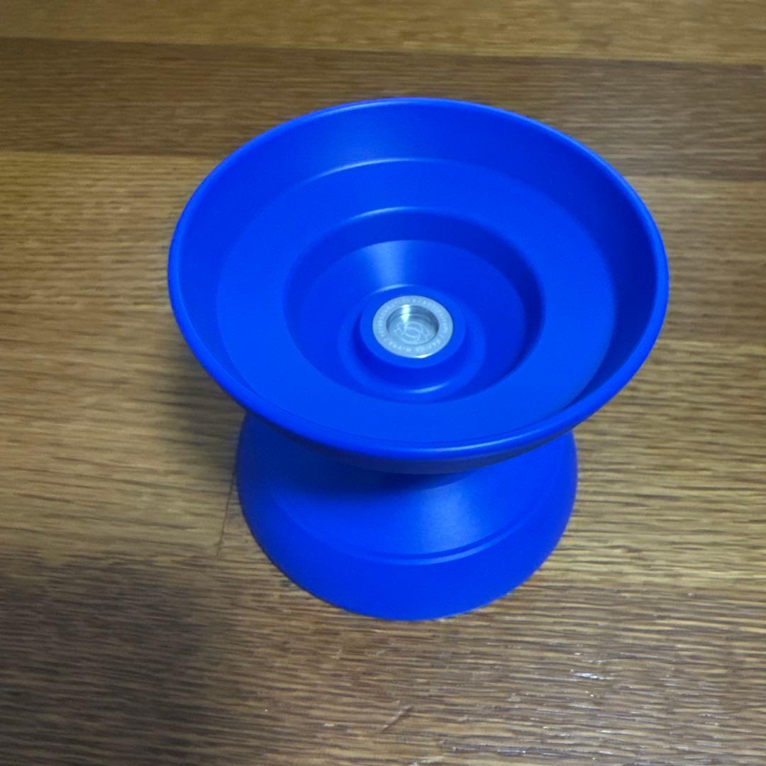 ヨーヨーリクリエーション OSオートスコピー ブルー/シルバーコア