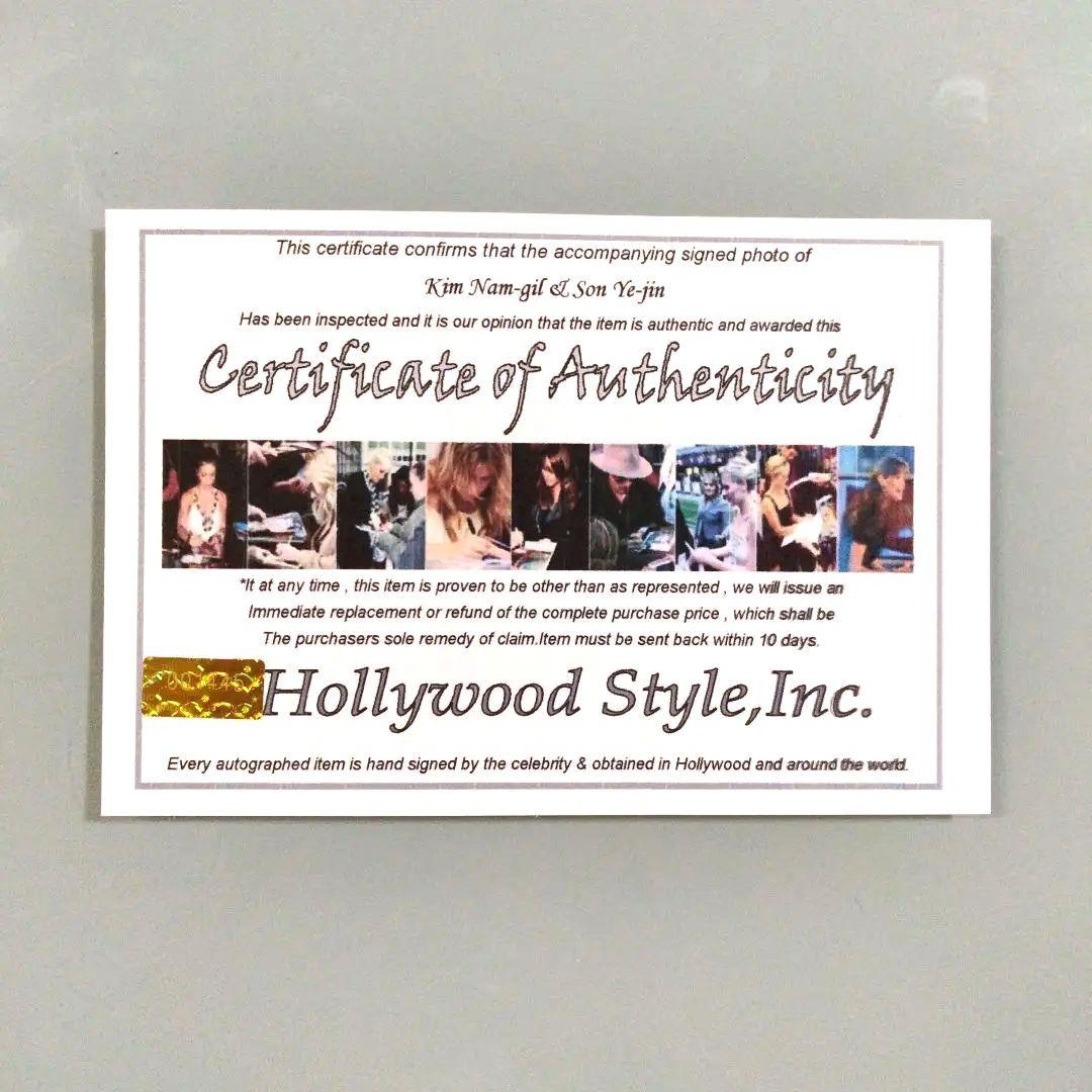 キム・ナムギルとソン・イェジン直筆サイン入り2Lサイズ写真…パイレーツ