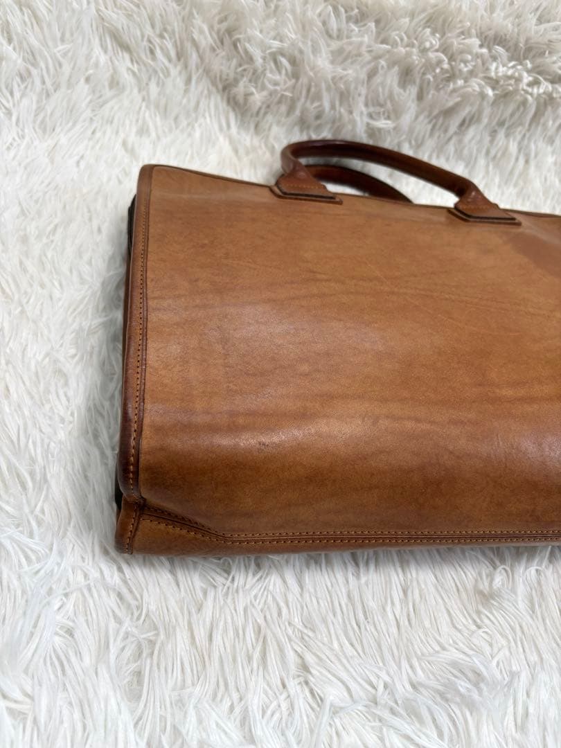 Felisi フェリージ 9884 ブリーフケース ビジネスバッグ レザー 茶