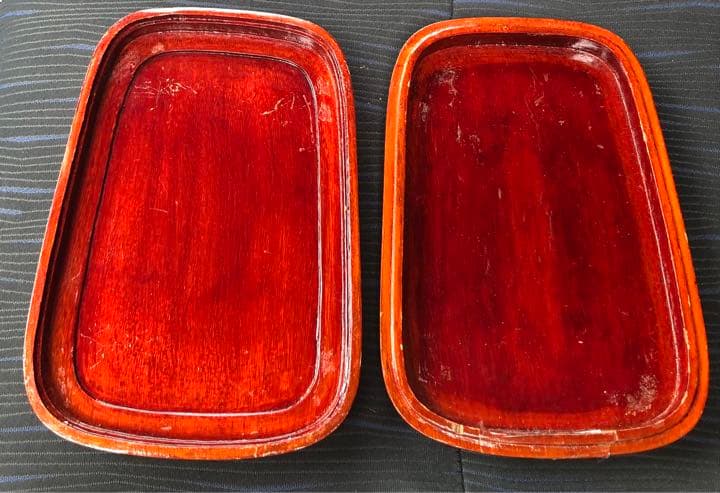 ⬛️ 稀少！⬛️ 昭和　レトロ　骨董品！⬛️ 硯　すずり！⬛️ 入れ物・蓋 付き！⬛️