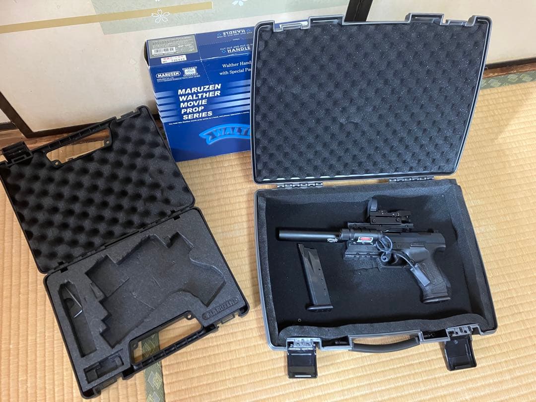 マルゼン ブローバッグ ガスガン ワルサーP99と附属装備品 未使用 ケース付き
