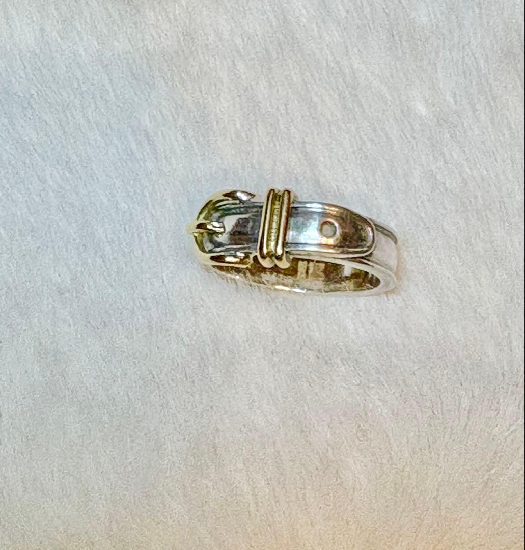 HERMES　サンチュール リング SV925/K18YG