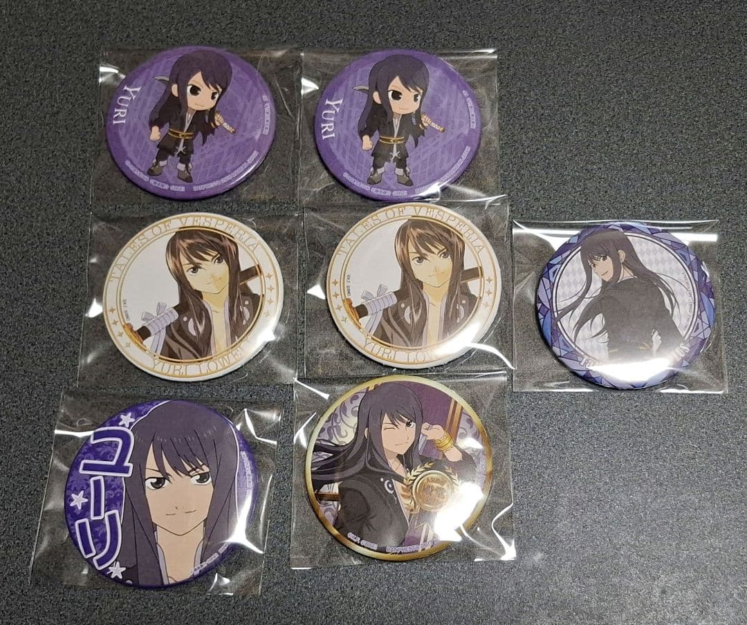 【17166円から値下げ中】テイルズ ユーリ 缶バッジ アクスタ