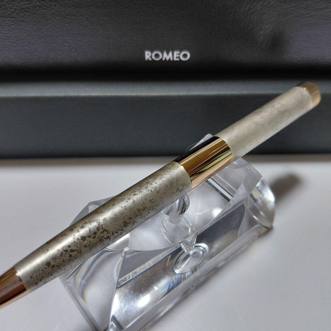 ほぼ新品！ ロメオNo.3 純銀斑紋色 ボールペン 伊東屋限定 希少 生産終了品
