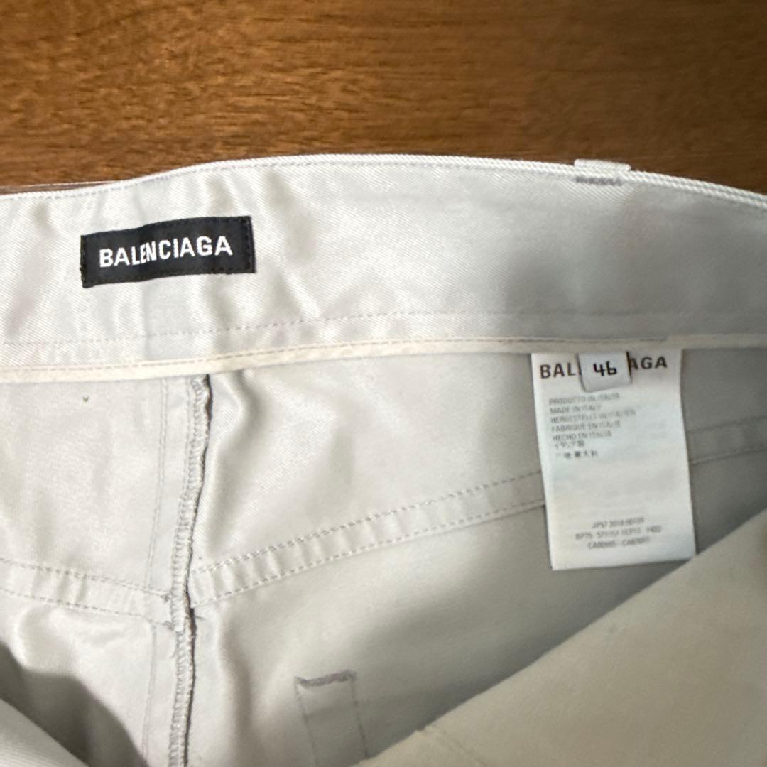 BALENCIAGA ホワイト チノパン 46