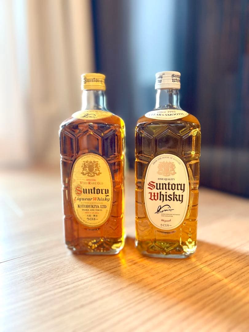 【角瓶復刻版&白角】サントリーウイスキー 2本セット