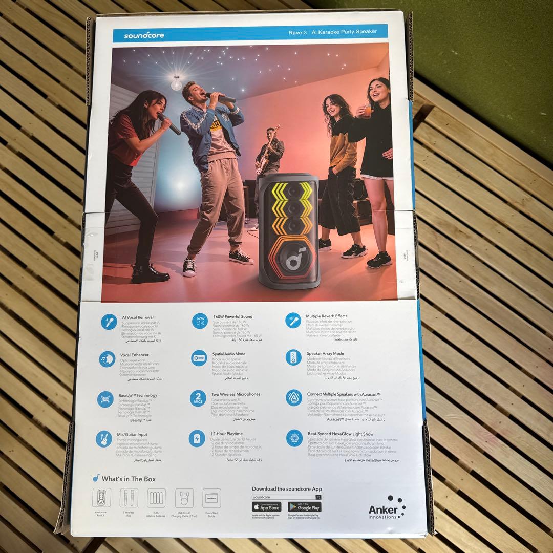 【新品未開封】Anker Soundcore Rave 3