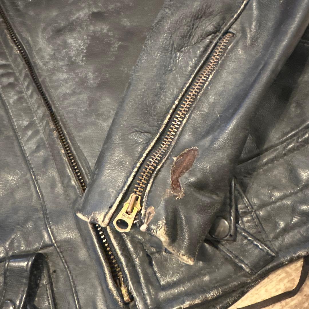 vanson バンソン　メンズ　ビンテージ　レザーライダースジャケット
