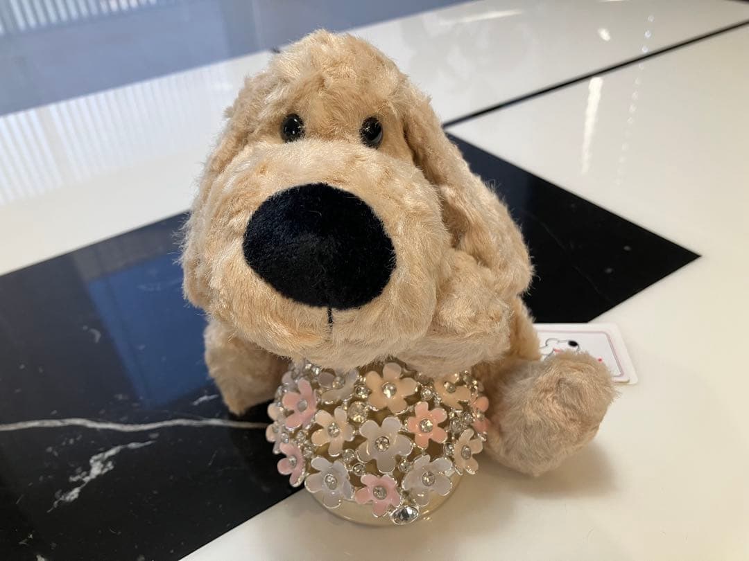 ★保留中★【新品未使用・ラスト１匹・日本製】子犬のるーくMサイズ　モカ