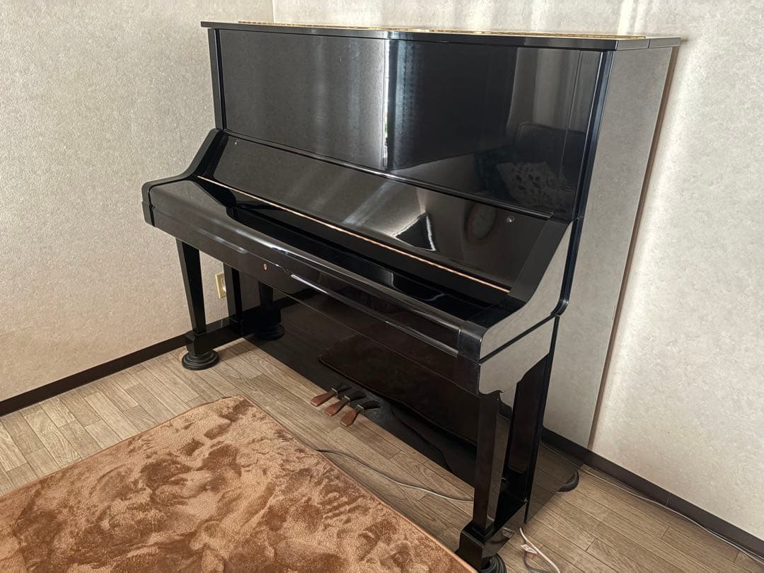 再値下げヤマハ アップライト ピアノ UX X支柱 消音ペダル付き