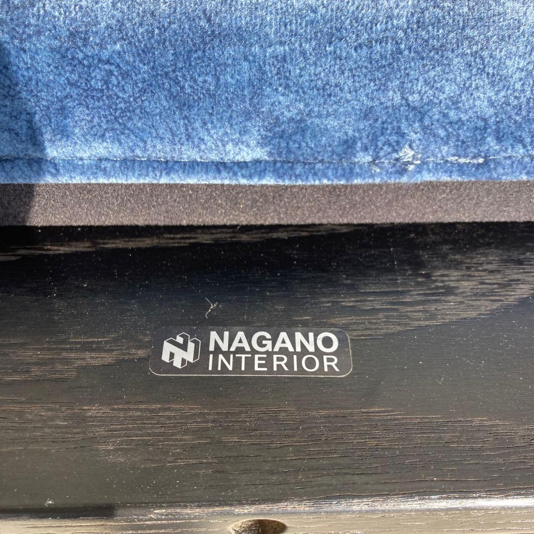 むぎページ　青いファブリック L字型ソファセット