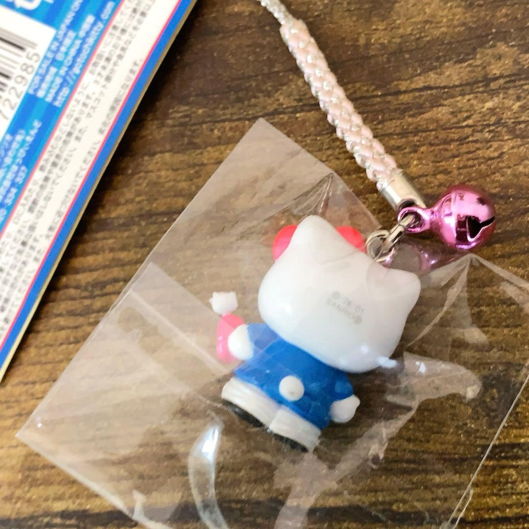 【激レア】ハローキティ 帰宅部 体育会系　根付　ストラップ　携帯電話　ガラケー