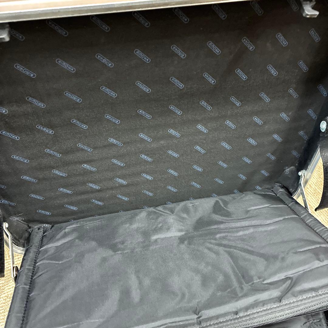 RIMOWA リモワ アタッシュケース シルバー 青ロゴ