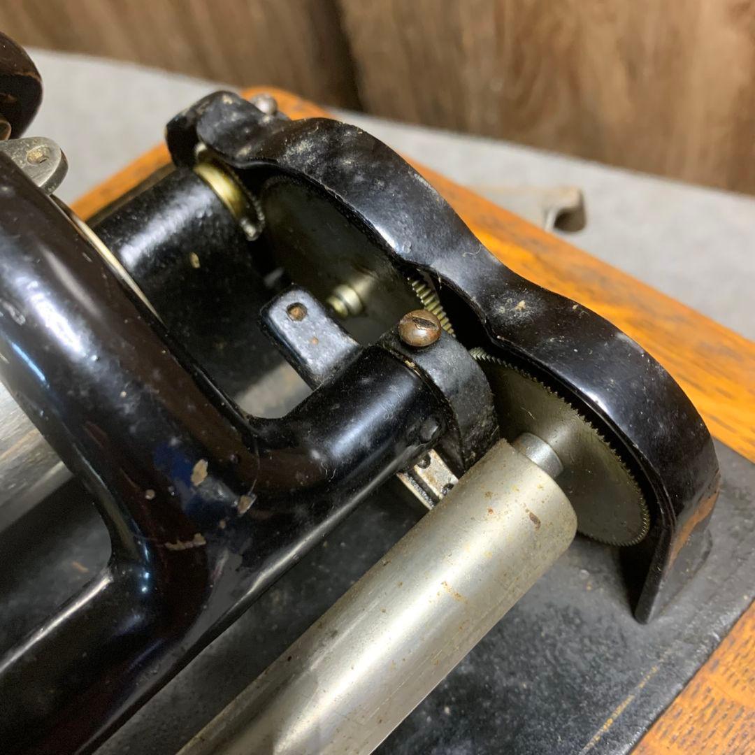 K637 エジソン Edison 蓄音機 ※現状品