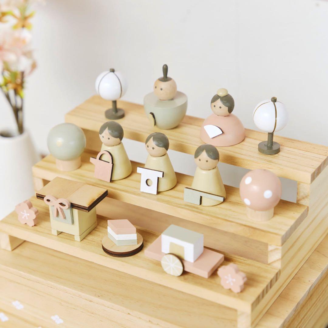 ジミンさま // サリュ ＊ ひなまつり 完売品【収納できる雛人形セット】