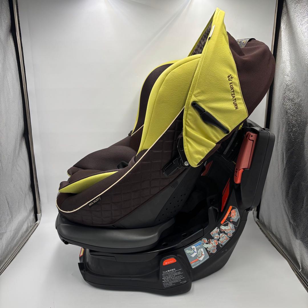 極美品　combi ラクティアターン エッグショックTB チャイルドシート