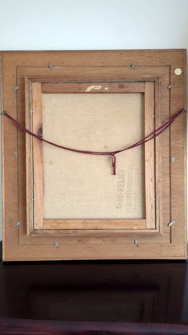 児玉幸雄油彩画 風景画 金色フレーム